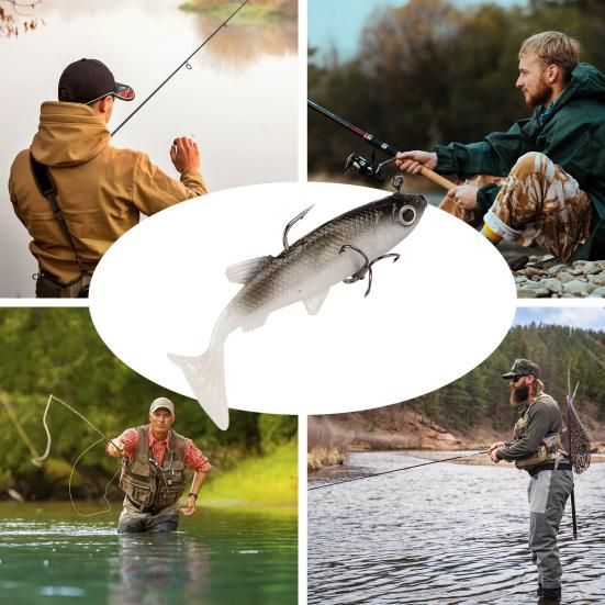 Life-Like Fishing Lure Bait Tackle Crankbait Sharp Hook Minnow Tool