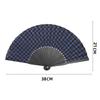 Silk Gift for Day [SENMAN] Men's Fan, High-Quality, Large, Stylish, Popular, Durable, Durable, Men, Father's Present, 498-Ichimatsu