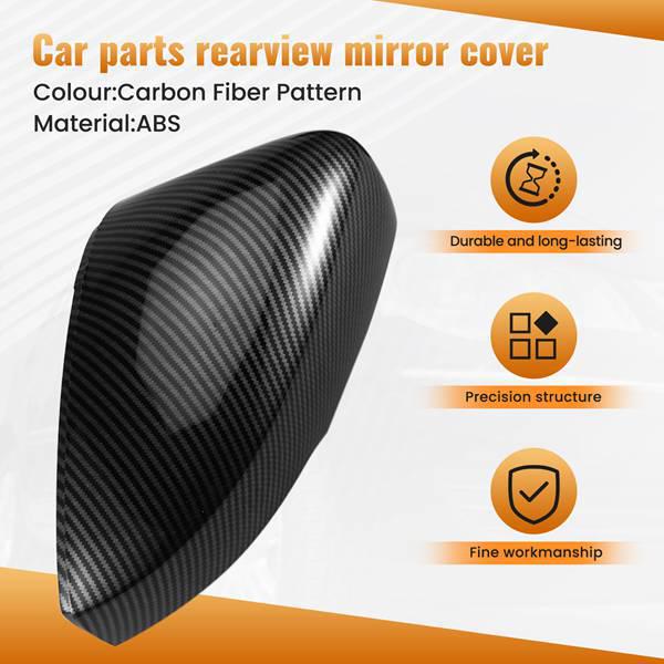 Rearview Mirror Covers for 09-17 Volkswagen Polo MK5 6R/6C - Pair None