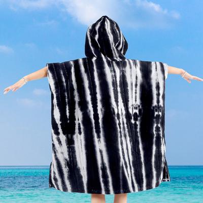 Sneldrogende Strandlaken Wrap Volwassenen Microvezel Met Capuchon Omkleedjas Zwemmen Surfen Zwembad Spa Reizen Lichtgewicht Absorberend Badjas