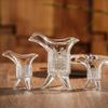 10ml/20ml/30ml/100ml Creative Ancient Imperial Cup Personalized Wine Glass Bar Spirits Cup Vintage Style Three Legged Glass Cup