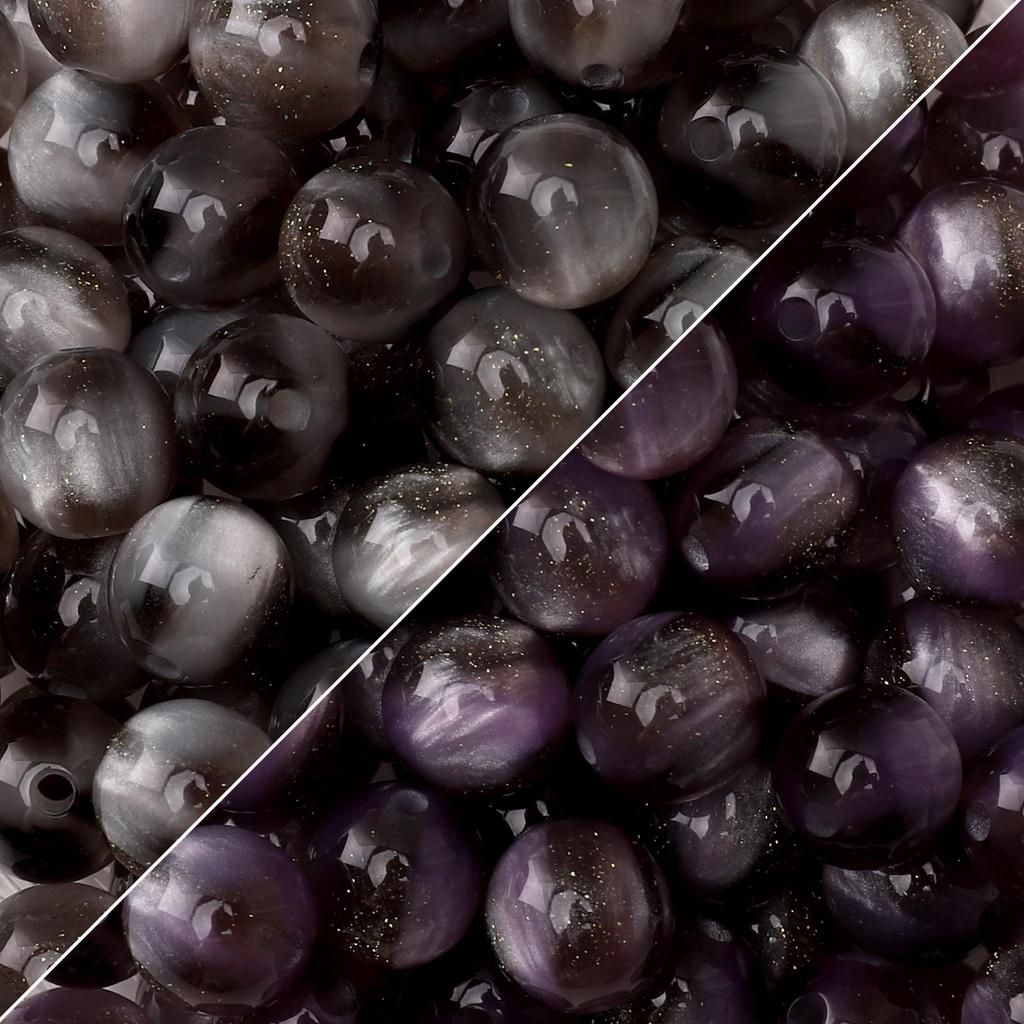 5/10 Buc Margele Rotunde din Rășină Lună Stele pentru DIY Colier Brățară Cercei Bijuterii Artizanale Accesorii pentru Confecționare