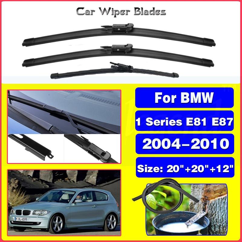 Wiper Front & Rear Wiper Blades Set For BMW 1 Series E81 E87 116i 116d 118i 118d 120i 120d 123d 130i 2004-2010 20 +20 +12 Front Rear 3pcs