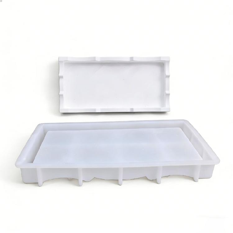 Sturdy Rectangular Silicone Mould For Crafting Resin Dishes And Holders