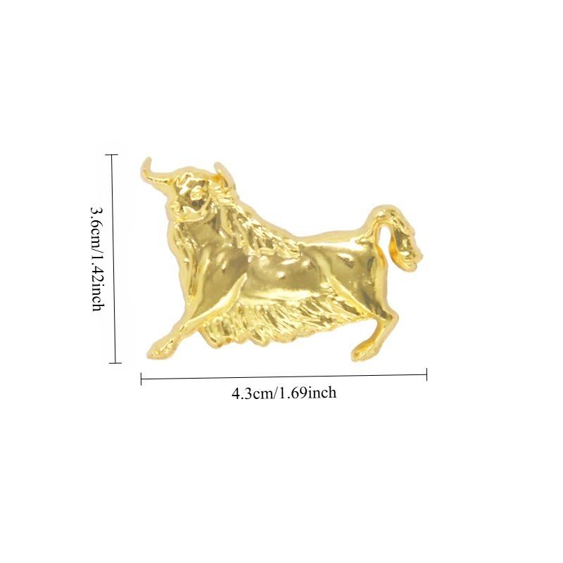 Twelve Zodiac Signs Brooch Unisex Alloy Badge Pin Fashionable and Versatile Clothing Backpack Scarf Accessories Brooch