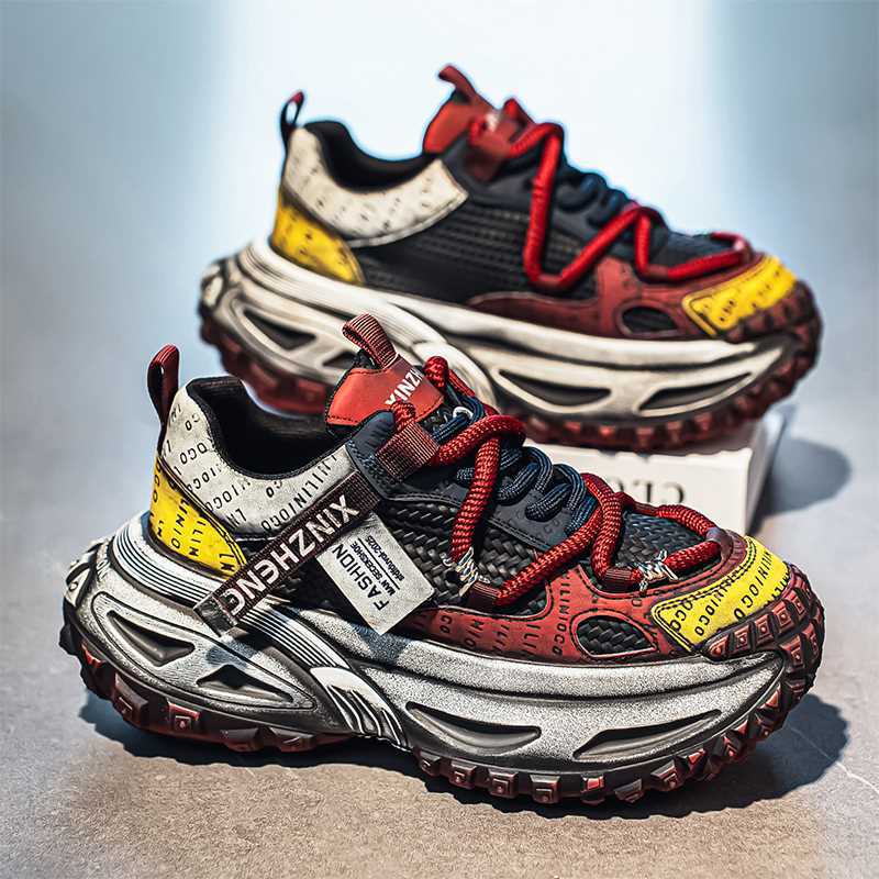 Shoes autumn new outdoor leisure sports wear-resistant youth platform dad shoes