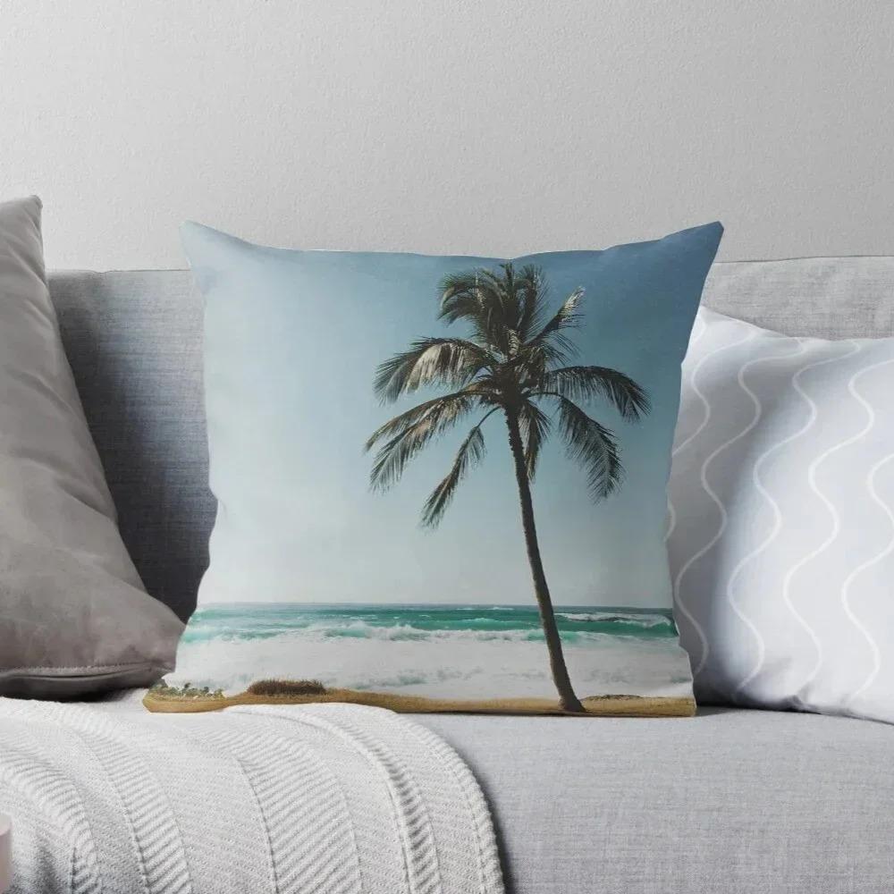 Tropical Plant Pattern Decorative Pillow Cover Car Sofa Square Cushion Pillow Cover