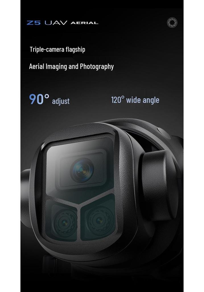 New Z5 Drone: Dual Camera, Screen Remote, Optical Flow, Altitude Hold, Long Battery, HD Aerial Photography.
