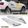 For 2015-2017 BMW X3 F25 2X LE+RH Side Fender Trim Finisher Chrome 51117338569