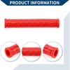 3/8" 10mm Universal Motorcycle Brake Lever Cover Non Slip Rubber Brake Lever Grip Sleeve for Motorcycle Scooter Bicycle Bike Red 1pair