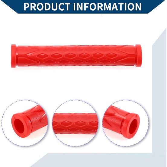 3/8" 10mm Universal Motorcycle Brake Lever Cover Non Slip Rubber Brake Lever Grip Sleeve for Motorcycle Scooter Bicycle Bike Red 1pair