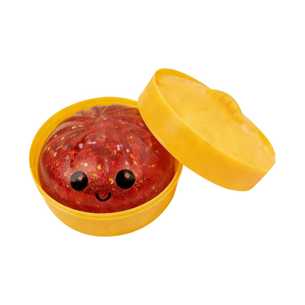 Realistic Giant Steamed Bun, A Toy With A Steamer, A Slow- Dough Ball Designed For Stress Relief.Glitter Dumpling