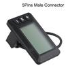 Display LCD per E-Bike 24V 36V 48V con Cavo Impermeabile e Metriche Chiare