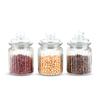 Glass Airtight Storage Jar Transparent, Large-Capacity Container for Dry Foods and Spices