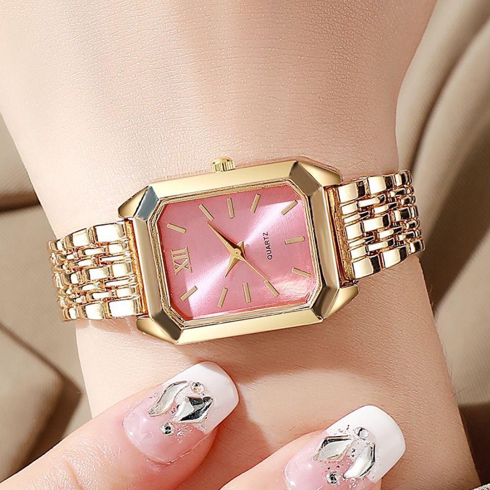 Quartz Quartz Watches Stainless Steel Strap Watch Fashion Women Wristwatch  Women