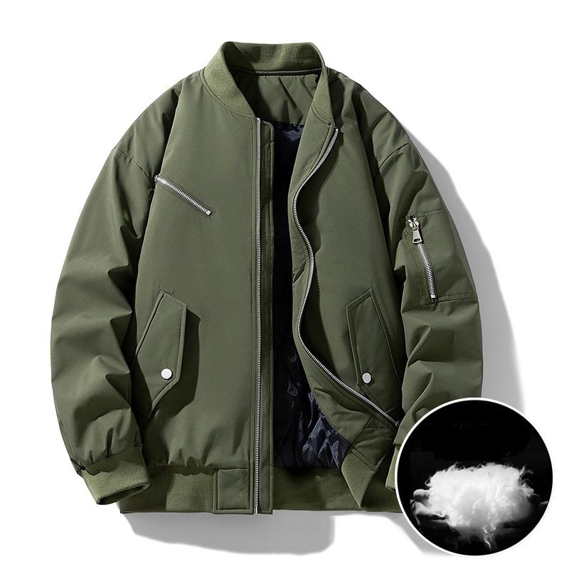 80-280 Pounds Plus Size Men's Sports and Leisure Workwear Casual Jacket, Versatile for Spring and Autumn, Baseball Collar, Men's Loose Travel Jacket