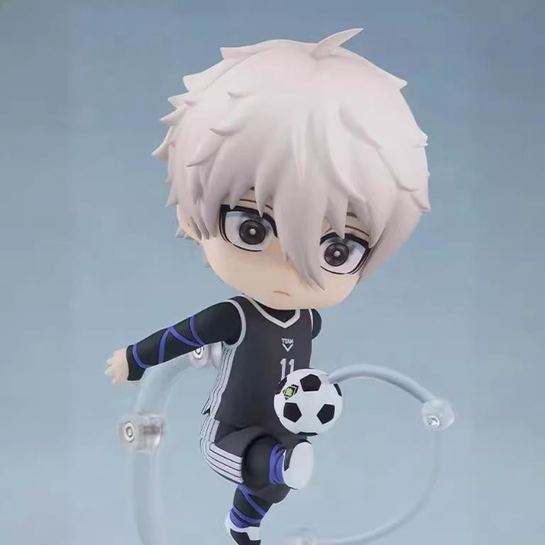 Figurita de Anime Blue Lock Nagi Seishiro Isagi Yoichi Chigiri Hyoma Rin Itoshi Yoichi Isagi Figuras de Acción Modelo de PVC Juguetes