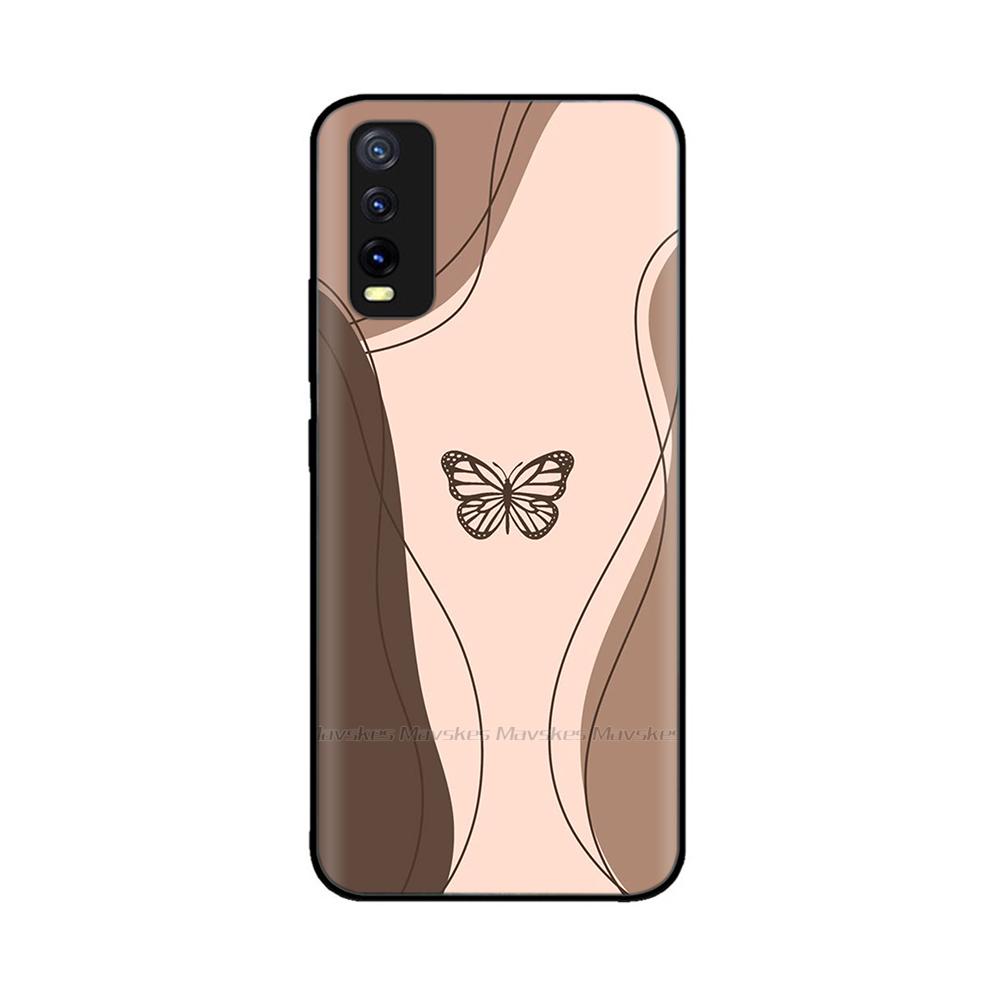 Pro Vivo Y20 Y20i Y20a Y20s Vivo Y11s Y12s Pouzdro na telefon Roztomilý Chránič fotoaparátu Zadní kryt Pro Vivo Y20 2021 V2027 Silikonové Fundas