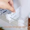 4-Pack Adjustable Refrigerator Divider - Multi-functional Clip-on Organizer Board
