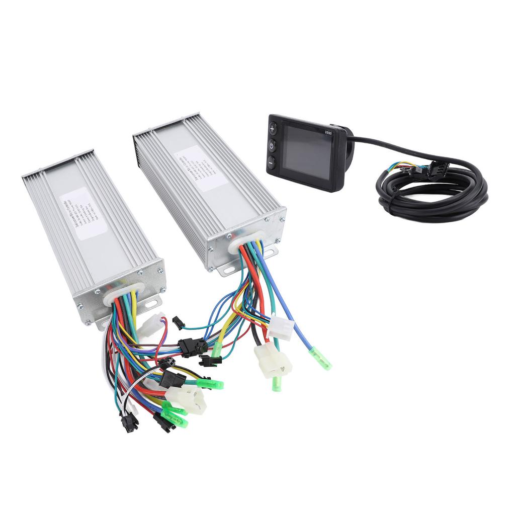 36V 48V 60V 1000W 38A Dual Drive Brushless Controller V890 LCD Display Panel Electric Bike Conversion Kit