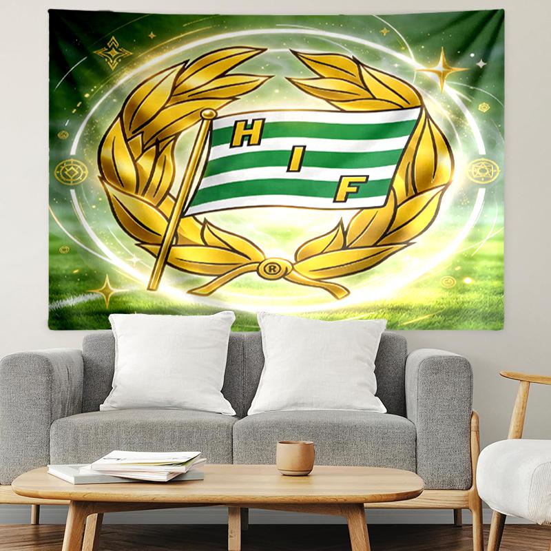 Hammarby IF Print Tapestry, Lightweight Wall Hanging, for Bedroom, Dorm, Living Room, Home Art Decor, Birthday Christmas Gift
