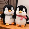 Doll Plush Penguin Pillow Birthday Gift Pink Gray Scarf Decoration Oceanarium