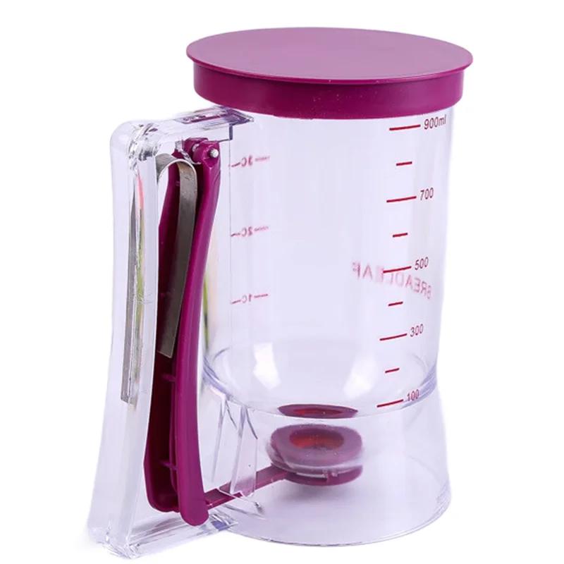 Batter Colander Funnel Handheld Dispenser-Hand-Crank,Multifunctional Batter Separator,Manual Batter Dispenser