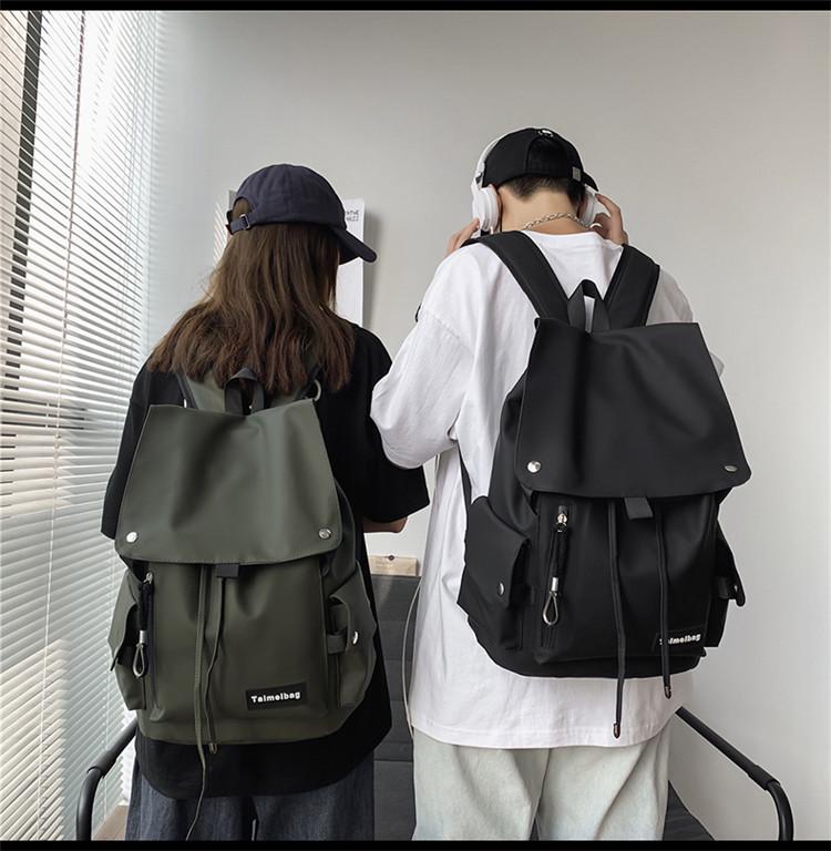 Japanese Style Trendy Large Capacity Schoolbag for Girls, High School Students, and Leisure Travel Backpack for Women and Men