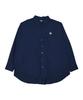 TEN PAST SEVEN Back Pleated Shirt - Navy