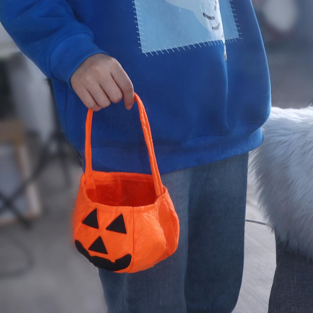 Cool Party Kids Adult Costumes Halloween Cloak Halloween Decoration Fashion Accessories Pumpkin Bag
