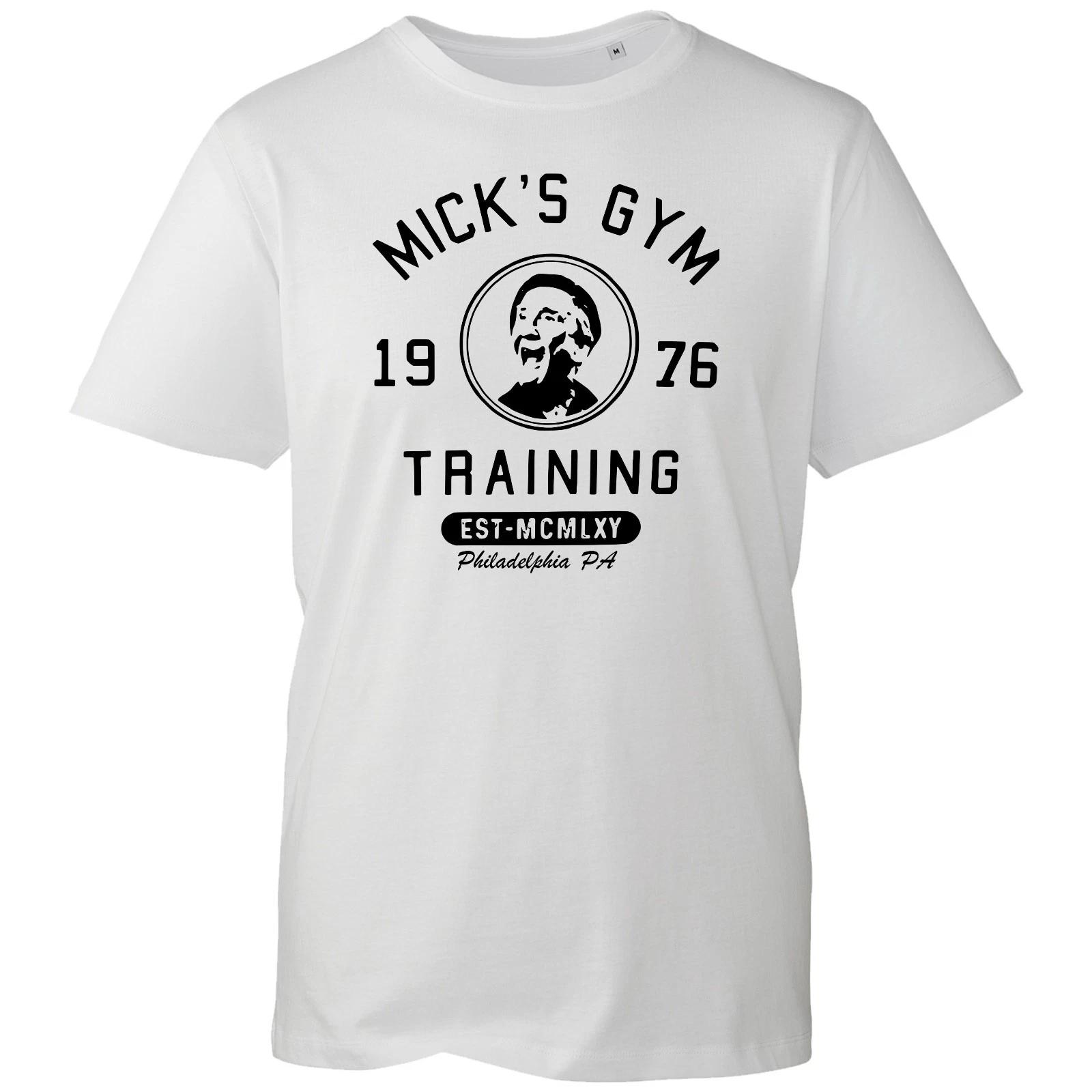 Retro Mick s Gym 1976 Dad Gift Idea Movie Rocky Classic Boxing Training T Shirt 2XL