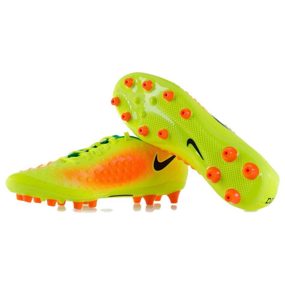 Nike Magista Onda 2 Kunstrasen Stoßdämpfung Rutschfest Fußballschuhe Herren Fußballschuhe Grün Orange 844419-708