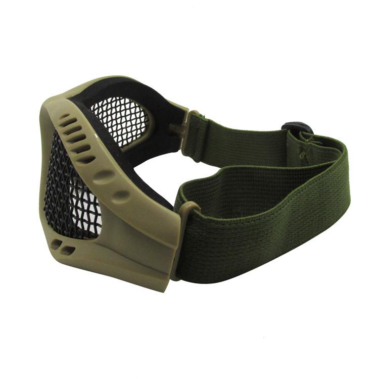 Impact-Resistant Metal Mesh Outdoor Tactical Goggles