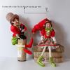 New Christmas Elf Plush Toys Home Decor Couple Elves Holiday Dolls Toy New Year Gift Kids Room Decoration Navidad Natal Xmas