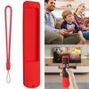 Silicone TV Remote Cover Anti-slip Protective Case Anti-Scratch Protective Skin Sleeve with Anti-lost Lanyard for Xiaomi XMRM-ML