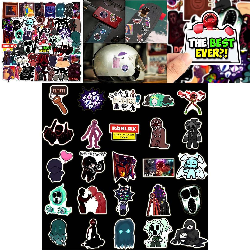 Make Your Gifts Special With Doors Roblox Figure Stickers Set Of 50