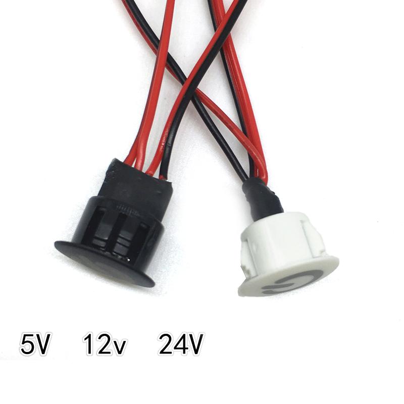Stmívatelné tlačítko s dotykovým senzorem Smart Home Switch pro LED pásek do skříně DC5V 12V 24V