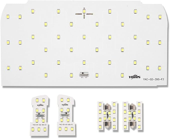 

YOURS Комплект светодиодных ламп салона для Hiace 200 серии Поставляется со специальным инструментом для регулировки интенсивности света в салоне M [Золотой], регулировка, лампа для конкретного автомобиля,