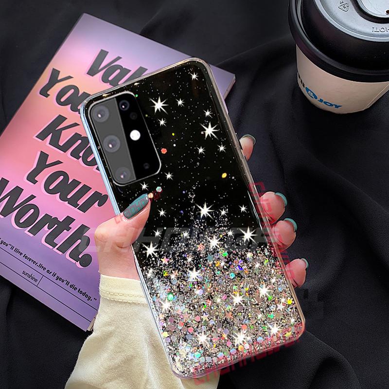 Glitzernde Kristall Glitzer Hülle Für OPPO A5 A9 2020 A5S A3S A9S A1K Realme XT X2 X C3 C2 3 5 6 Pro Reno 2 Z 2Z 3 4 Pro Ace Transparent Weiche Silikonhülle
