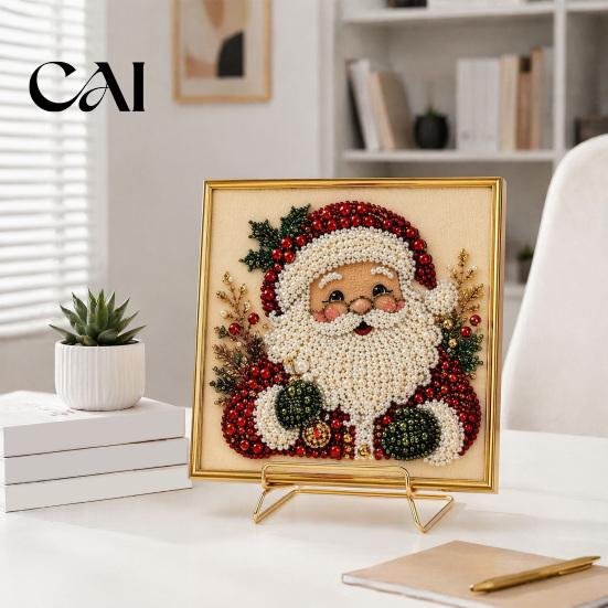 Fai da te Mosaico 3D Artigianato Halloween Pittura con Perle Finte Kit, Fantasma Carino 3D Hobby Antistress per Donne Kit Adulti, Artigianato di Natale Casa