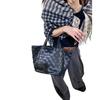 Hand-woven First Layer Sheepskin Niche Shoulder Bag Large Capacity Vegetable Basket Tote Bag Shopping Bag High-end Women's Bag