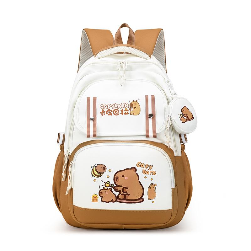 

Новый школьный рюкзак для учеников начальной и средней школы имеет высокую ценность, легкий вес и большую вместимость. коричневый