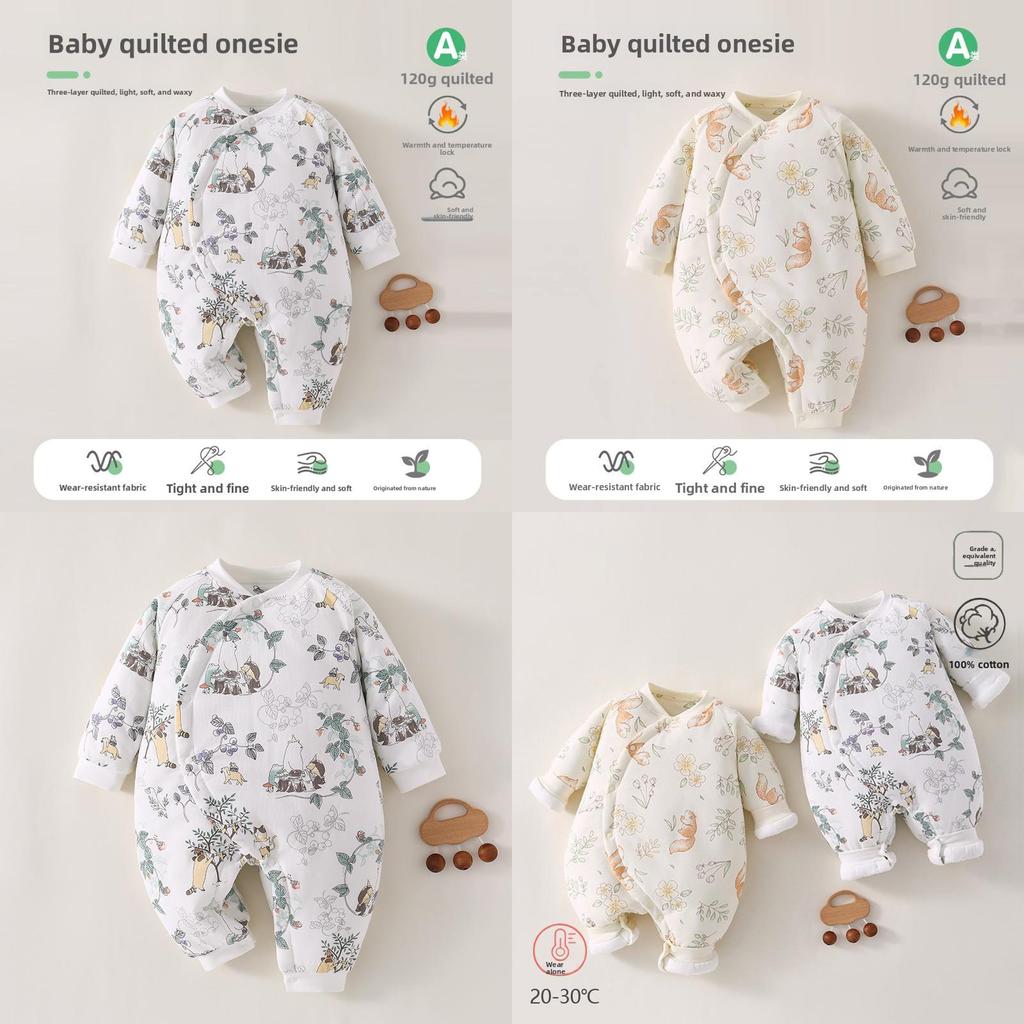 Baby Winter Sleepwear With Cotton Padding For Newborns And Infants