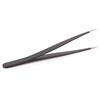 Kit 6 Professional Safety Anti-Static Tweezers Premium Silver Anatomy