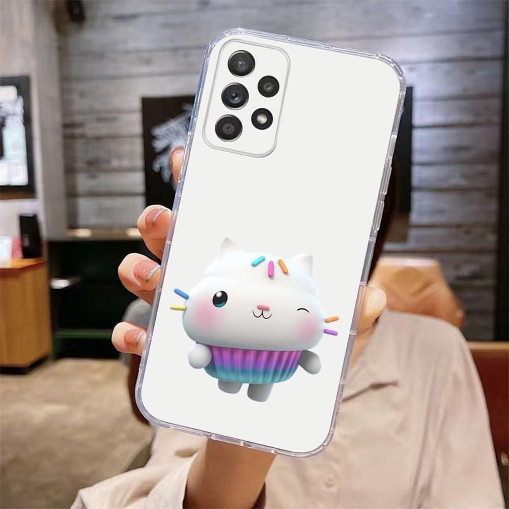 Cute G-Gabbys D-Dollhouse Phone Case For Samsung Galaxy A71,70,52,51,40,31,A50,30S,21S,Note20ultra Transparent Cover