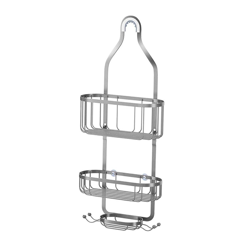 Stainless Steel Hanging Shelf Organizer Storage Bracket - Chrome plate