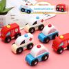 Wooden Emergency Vehicle Toy For Toddlers With Sliding Function For Early Learning And Parentchild Interaction