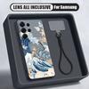 Blue and White Surfing Wave Case For Samsung S26 Ultra S25 FE S24 S24 Plus A57 A37 A17 A56 A36 A16 A55 A35 A15 A54 5G Hybrid Magnetic Matte Cover