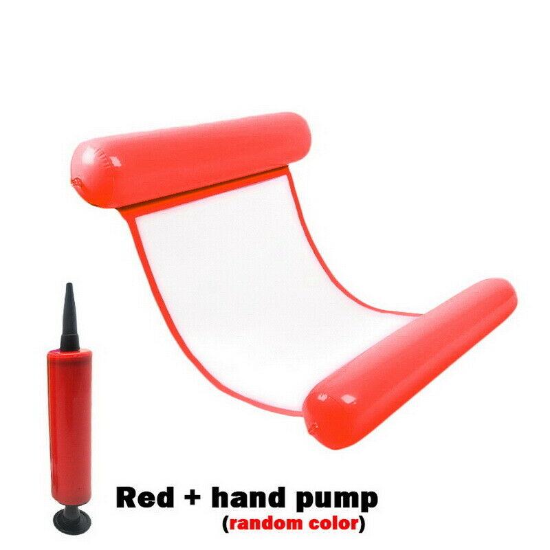 Inflatable Water Floating Hammock Float Pool Lounge Bed Swimming Chair Summer