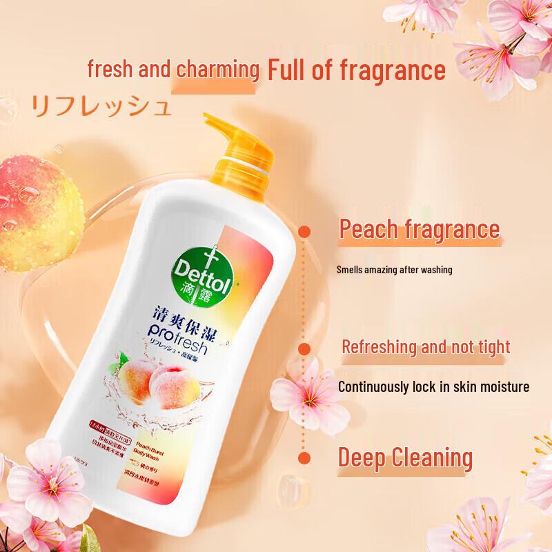 Dettol Refreshing Moisturizing Shower Gel